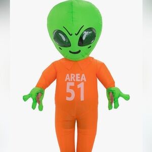 LIKE NEW ! Adult Alien costum